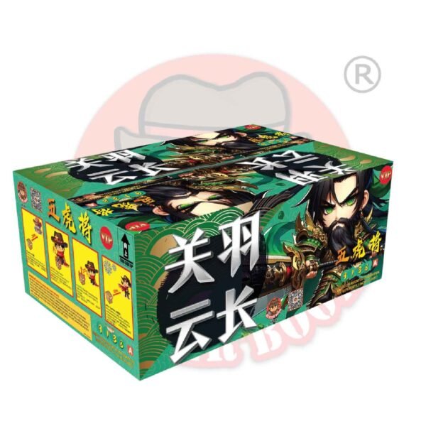 9寸138发盆花A: 五虎将-关羽 | 9'138 SHOOT CAKE A