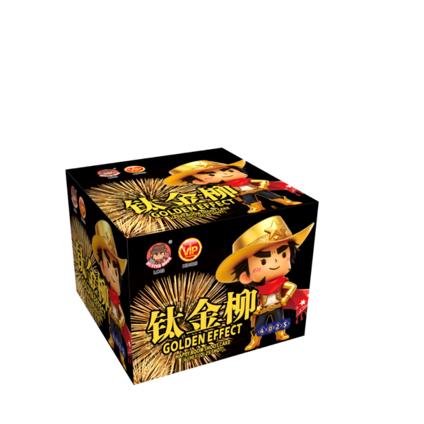 4寸25发盆花 - 金钛柳 | 4'25 SHOOT CAKE MOULD GOLD